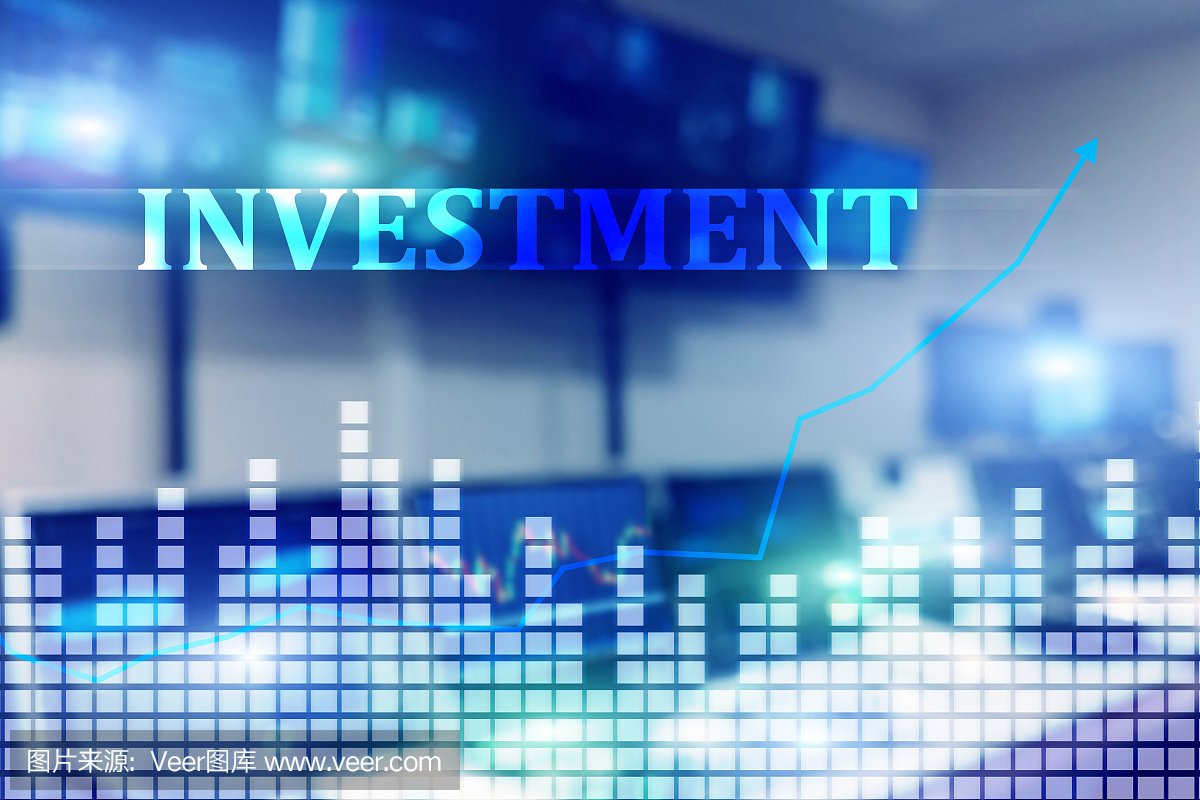 投资、投资回报率、金融市场概念。
